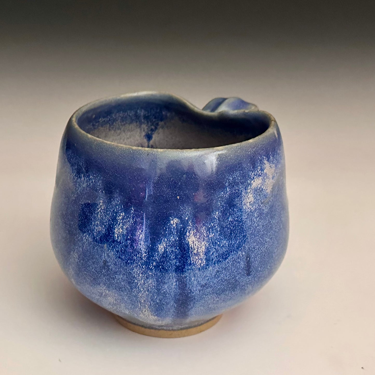 Blue Ceramic Mug Handmade A2443