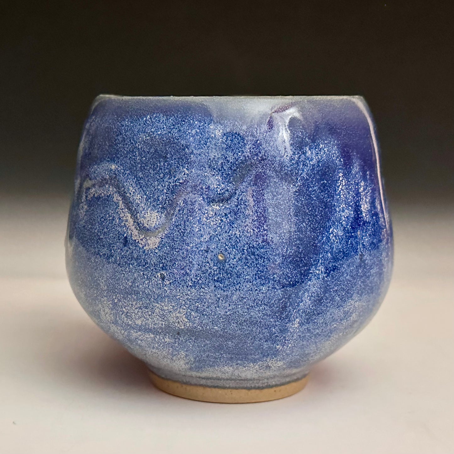 Blue Ceramic Mug Handmade A2443