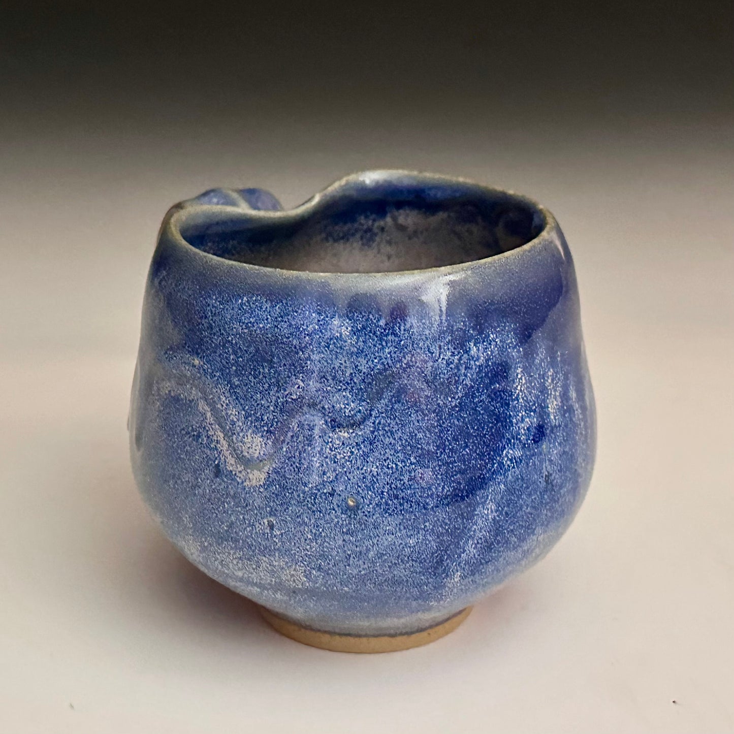 Blue Ceramic Mug Handmade A2443