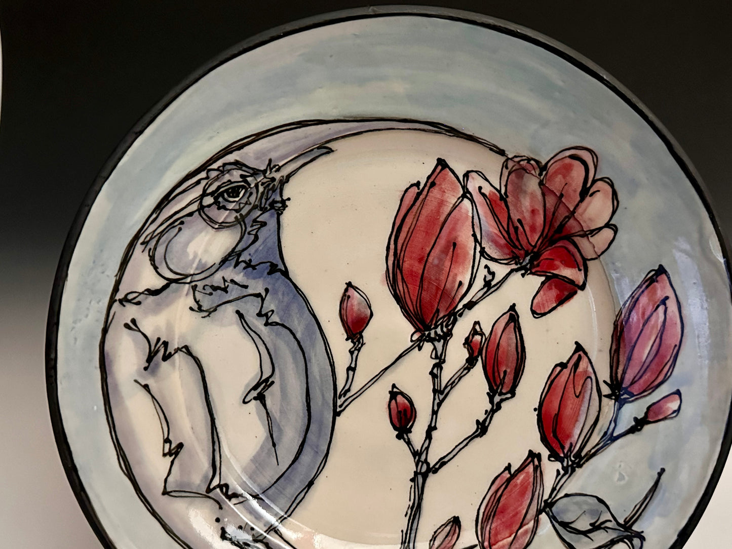 Wren Moon Magnolia Plate Dinner Plate