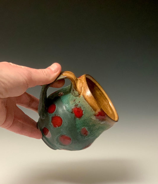 Polka Dot Yunomi Mug 11