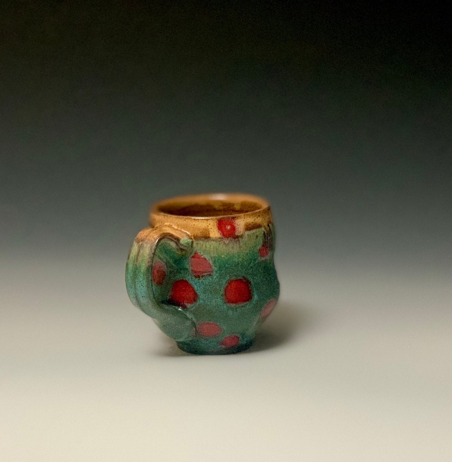 Ceramic Cup Polka Dot Yunomi Mug 14