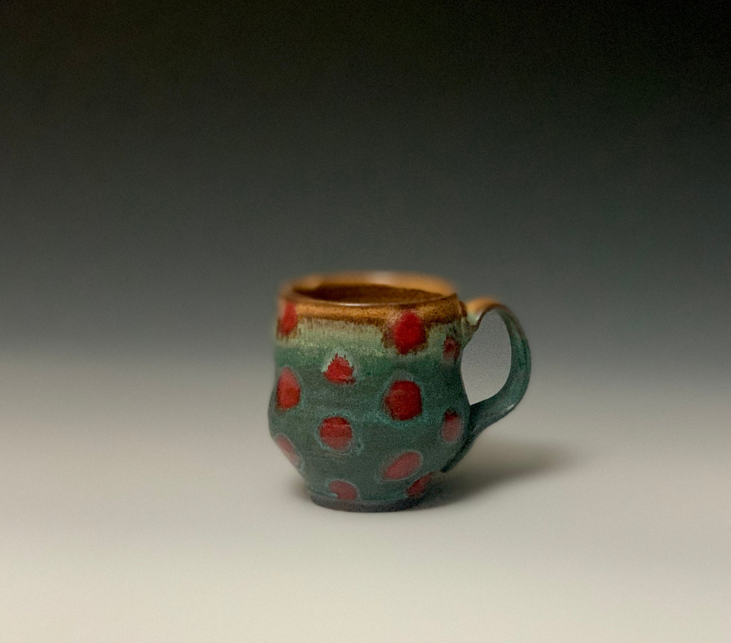 Ceramic Cup Polka Dot Yunomi Mug 14