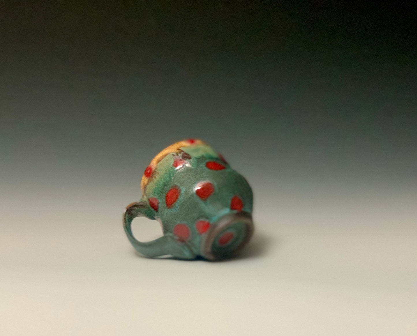 Ceramic Cup Polka Dot Yunomi Mug 14