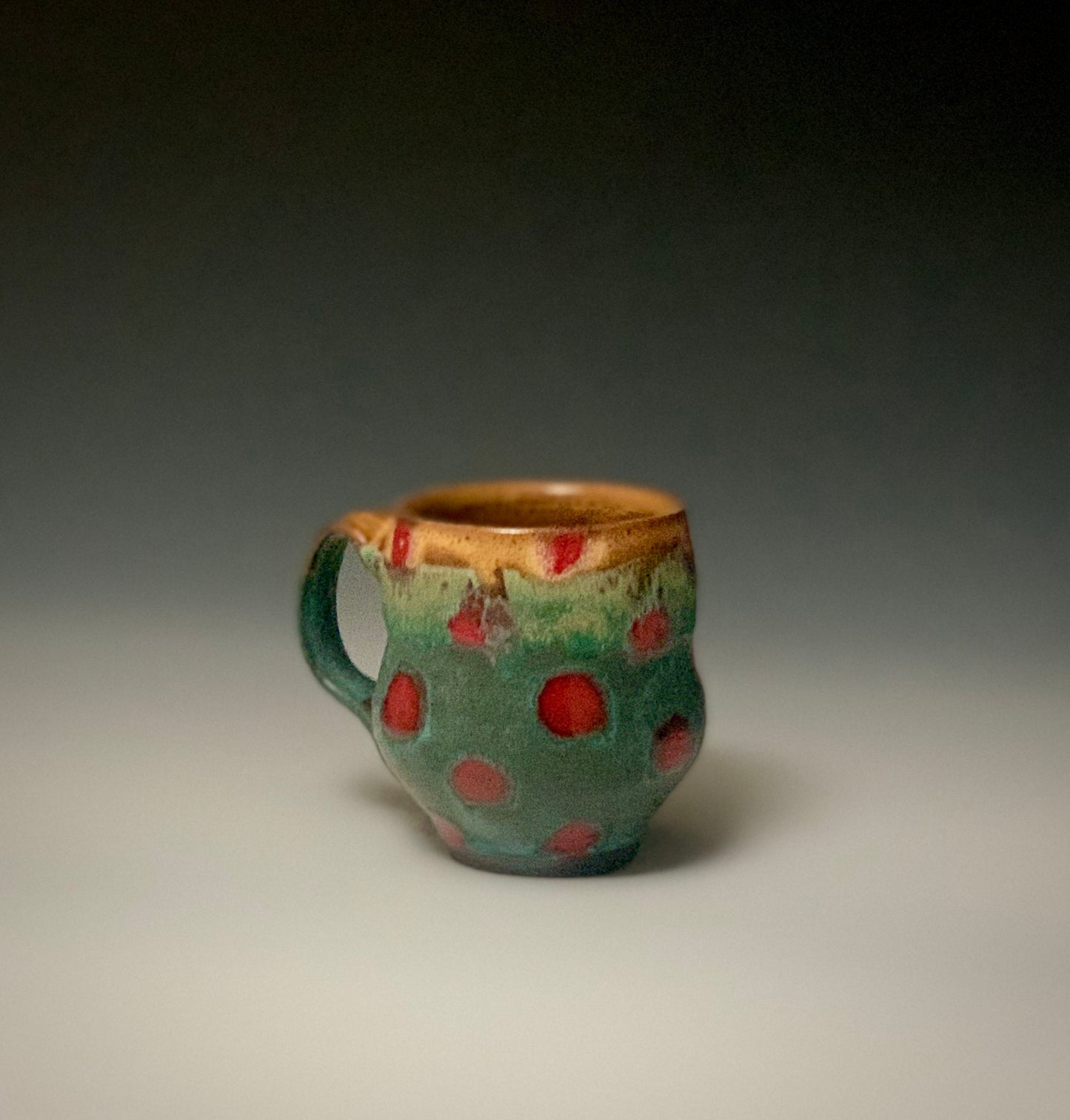 Ceramic Cup Polka Dot Yunomi Mug 14