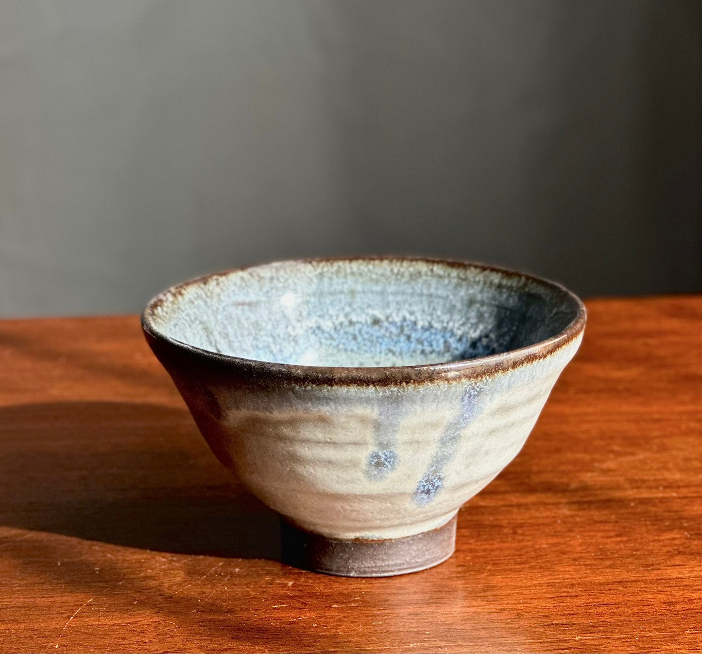 Rice Bowl Small Ceramic Blue  Bowl A70