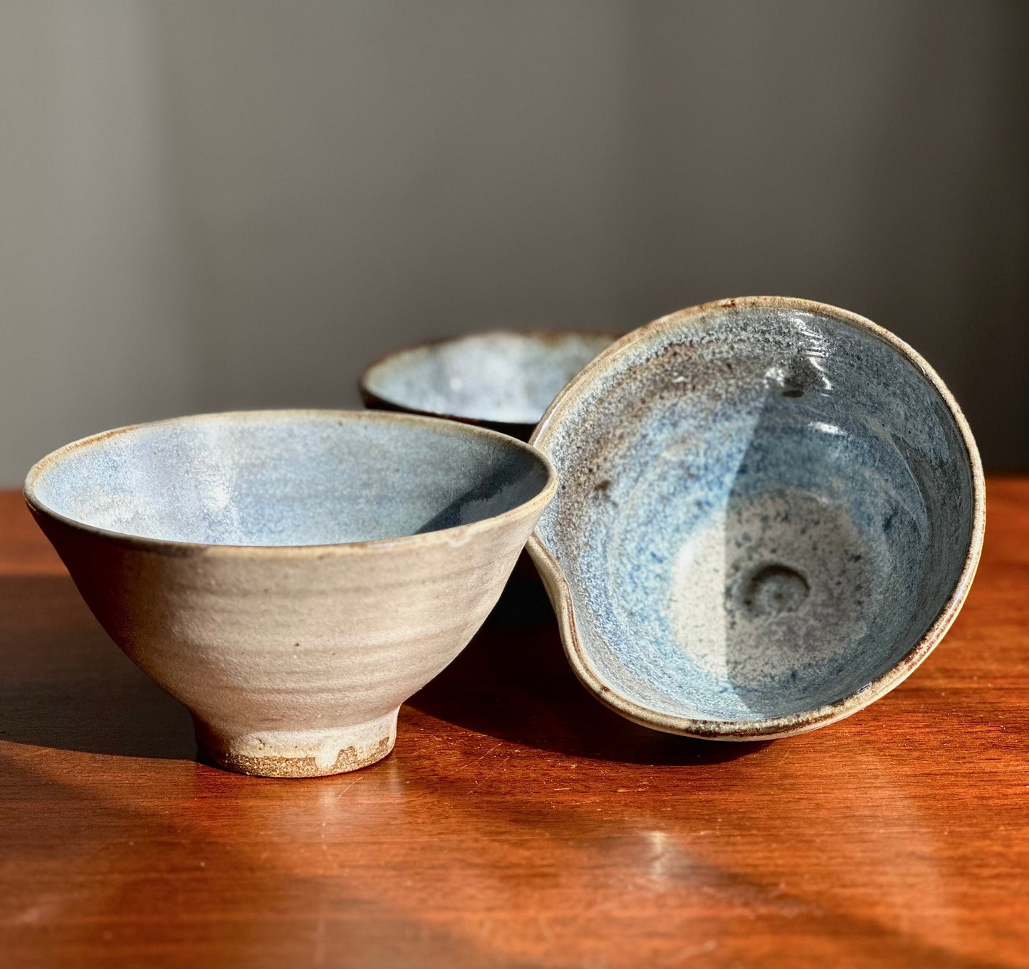 Rice Bowl Small Ceramic Blue  Bowl A70