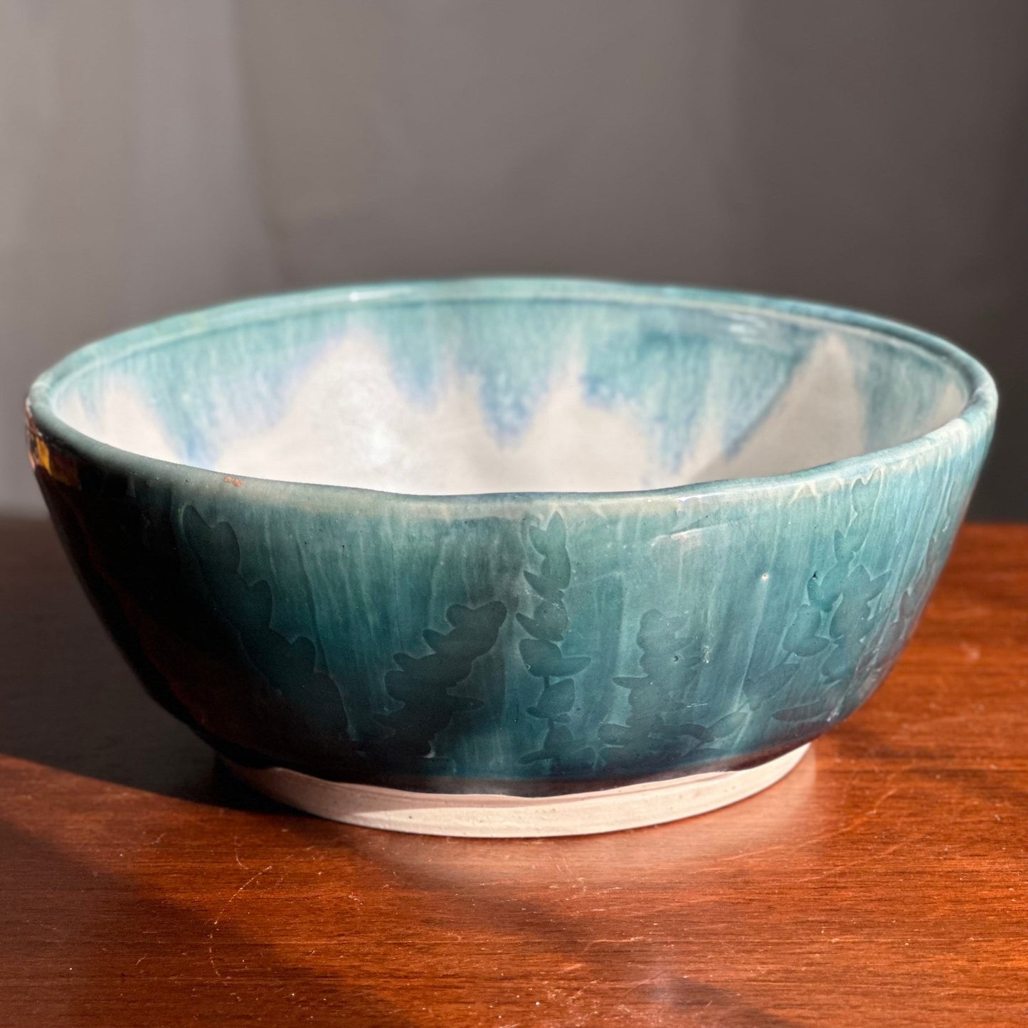 Serving Bowl Cerulean Field Bowl Blue A19