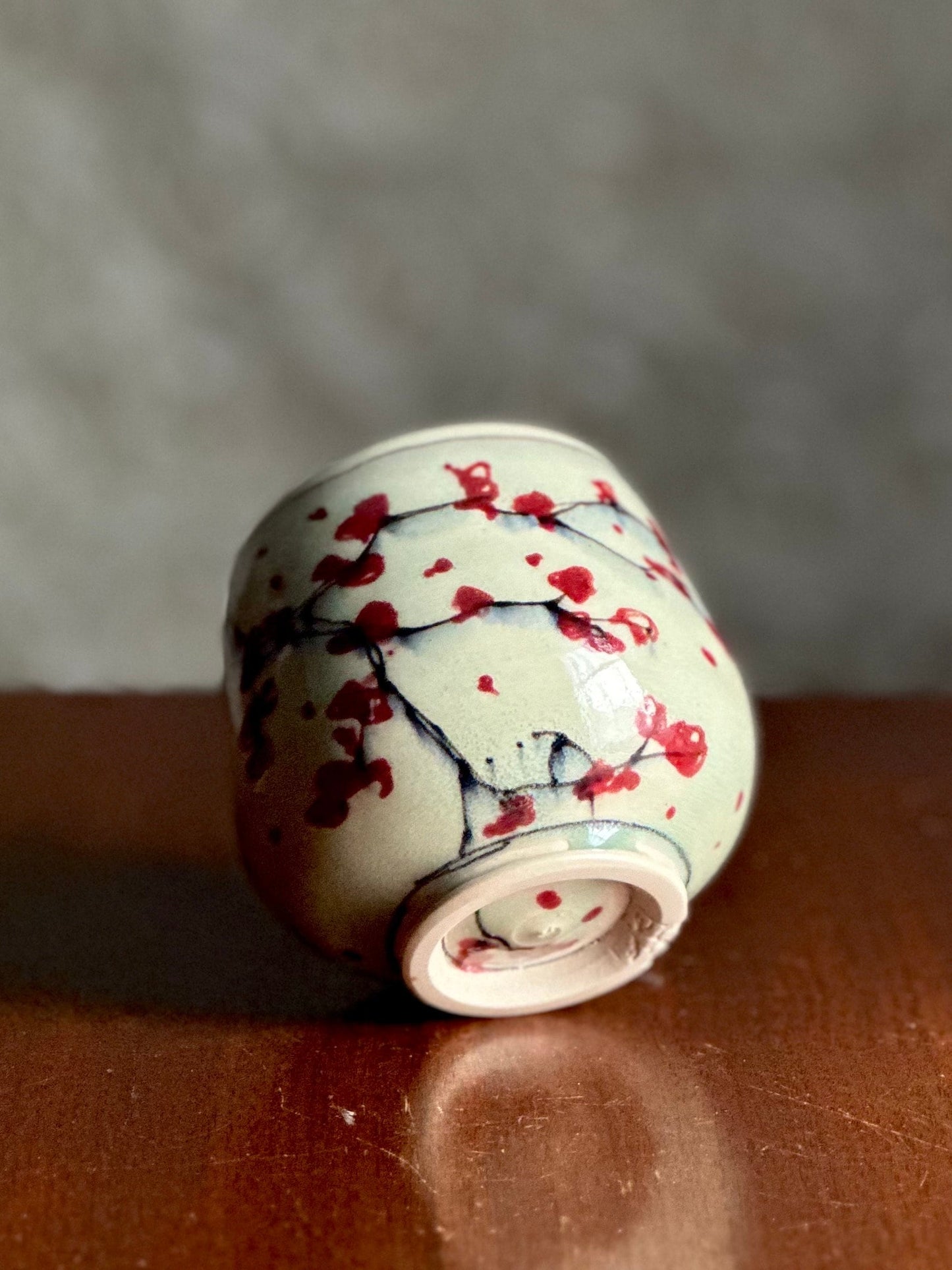 Ceramic Yunomi Mug Teacup CHerry Blossom A2416