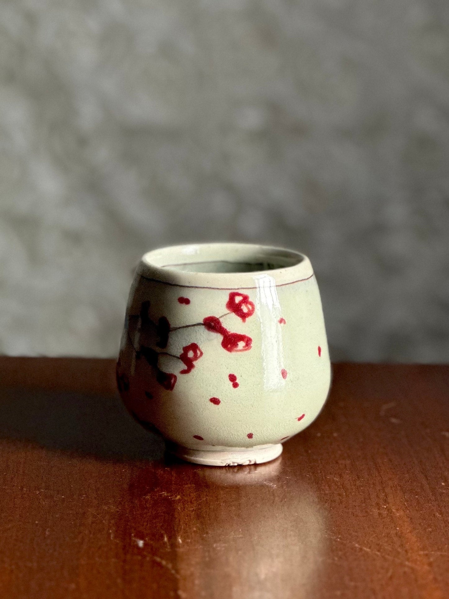 Ceramic Yunomi Mug Teacup CHerry Blossom A2416