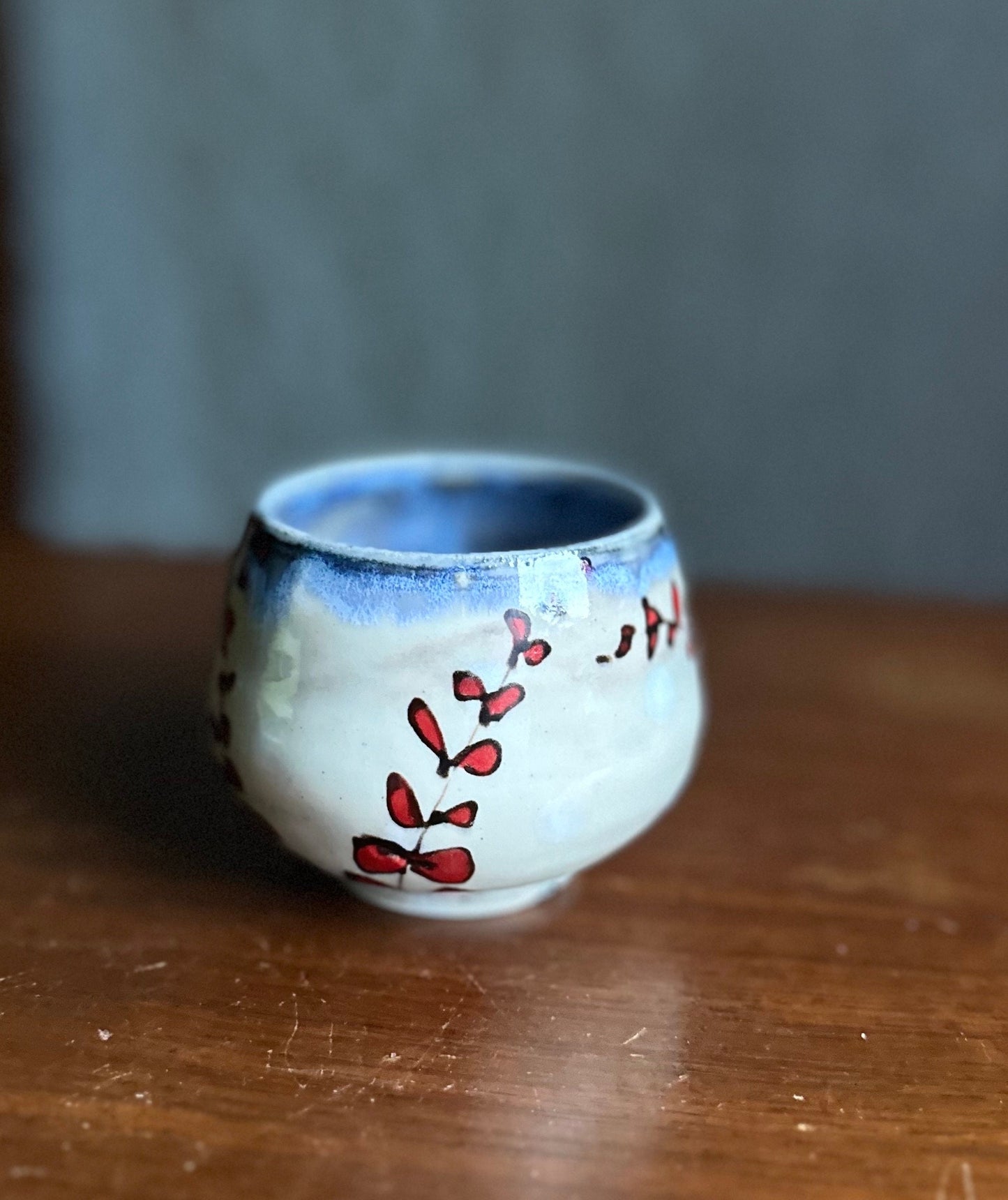 Ceramic Cup Teacup Handleless Mug Yunomi Pigeon m24j