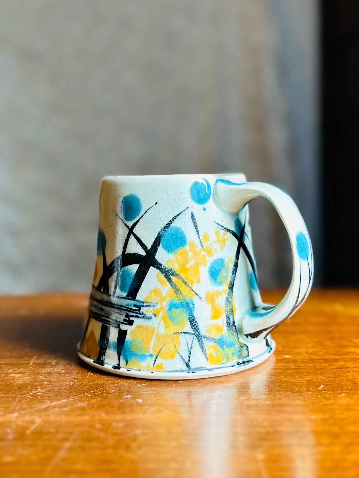 Wren at Sunset Colorful Mug Coffee Cup Bird M24F