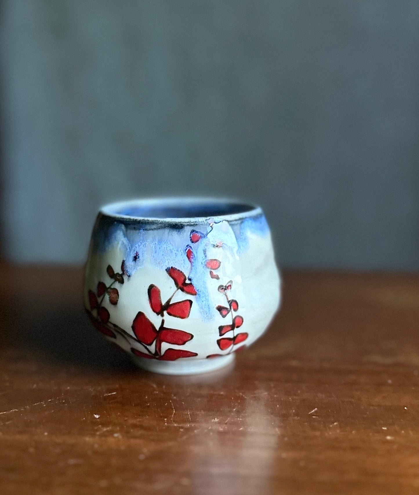 Ceramic Cup Teacup Handleless Mug Yunomi Pigeon m24j