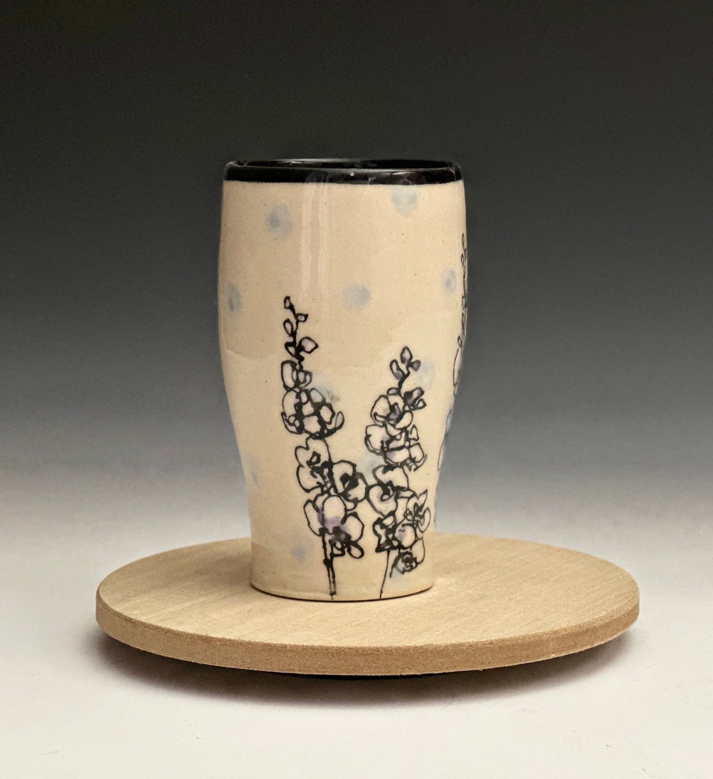 Fox and Flower  Tumbler Cup Second SALE J2417